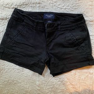 Black American eagle chino shorts